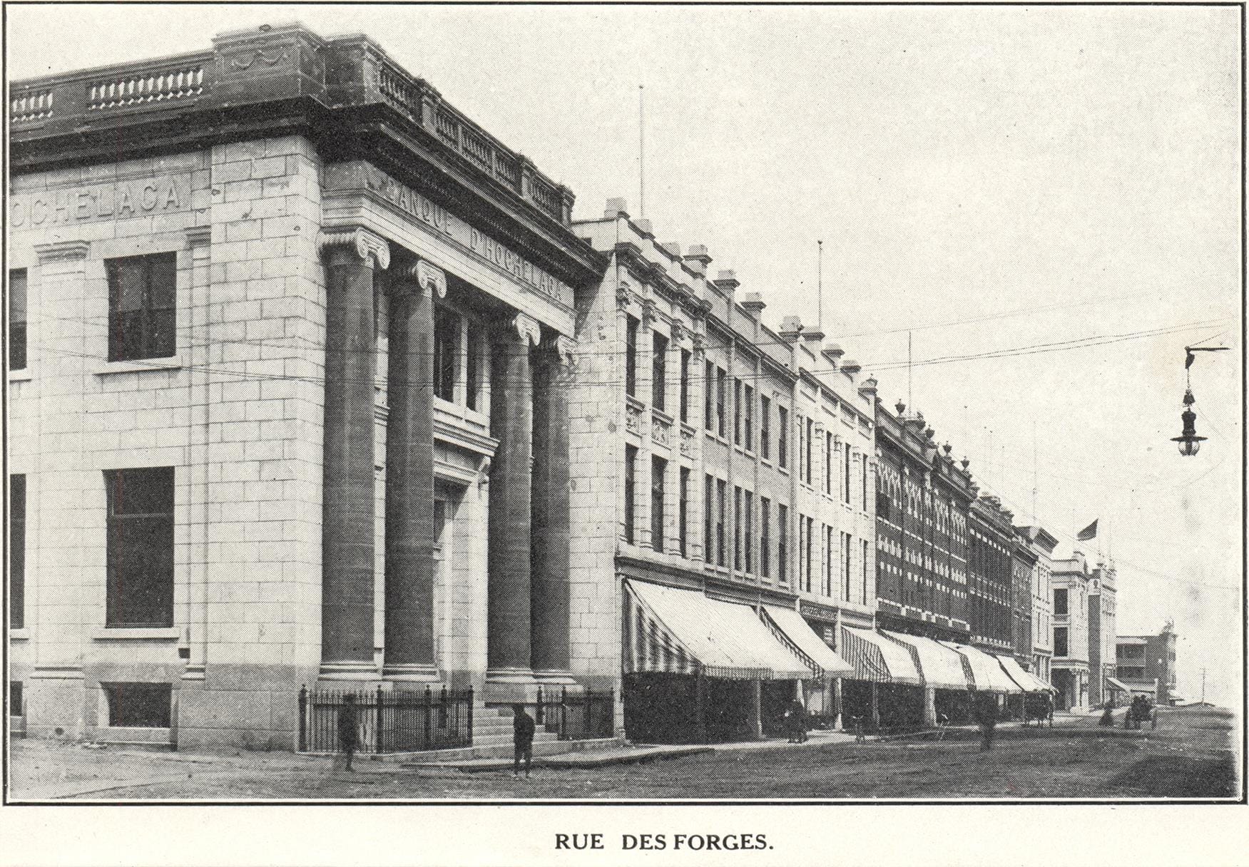 Rue des Forges en 1910